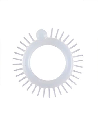 Эластичное эрекционное кольцо с шипиками и шариком